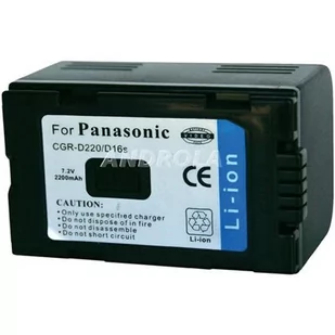 Bateria Panasonic CGR-D220 D16s NV-DS99 2200mAh - Baterie i akcesoria - miniaturka - grafika 1