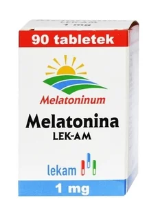 Melatonina 1 mg, 90 tabletek - Układ nerwowy - miniaturka - grafika 1