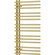 Grzejniki łazienkowe - Mexen Neptun grzejnik łazienkowy dekoracyjny 900 x 500 mm, 291 W, złoty - W101-0900-500-00-50 - miniaturka - grafika 1