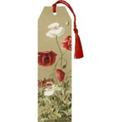 Zakładki do książek - Zakładka 85 ze wstążką Maki Nowa - miniaturka - grafika 1