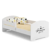 Łóżka dla dzieci i młodzieży - Łóżko dziecięce LUK z barierką 160x80 Princess - miniaturka - grafika 1
