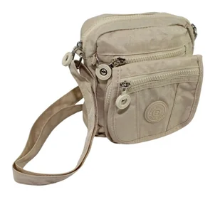 Stylowa Pozioma Torba Mała Na Ramię Bag Street NR 2225 KREMOWA - Torebki damskie - miniaturka - grafika 1