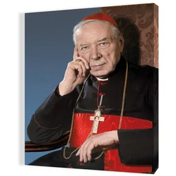 Obraz religijny na płótnie Kardynał Stefan Wyszyński - Ikony i obrazy sakralne - miniaturka - grafika 1