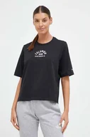 Koszulki sportowe damskie - Columbia t-shirt bawełniany kolor czarny - miniaturka - grafika 1