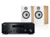 Zestawy stereo - Yamaha R-N600A (czarny) + 606 S3 (dąb) - miniaturka - grafika 1
