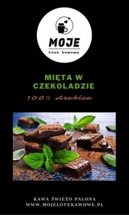 Kawa smakowa Mięta w Czekoladzie 250g ziarnista - Cappuccino i kawy smakowe - miniaturka - grafika 1
