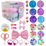 Prace ręczne dla dzieci - Dla Dzieci Zestaw Koralików Do Tworzenia Biżuterii Akc - miniaturka - grafika 1