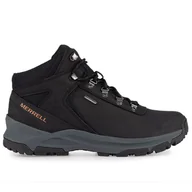 Buty zimowe męskie - Buty Merrell Erie Mid Leather Waterproof J500151 - czarne - miniaturka - grafika 1