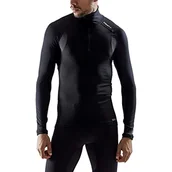 Koszulki męskie - Craft Męskie topy ACTIVE EXTREME X ZIP LS M, czarny, S - miniaturka - grafika 1