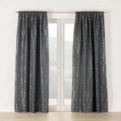 Zasłony - Zasłona gotowa na taśmie marszczącej 140x280cm antracite 1szt. - miniaturka - grafika 1