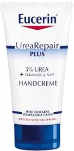 Krem do rąk Eucerin Urearepair Plus Hand Creme 5 Urea 75 ml (4005800164330) - Kremy i maski do rąk - miniaturka - grafika 1