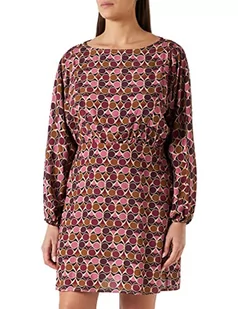 Sisley Damska sukienka 4LRELV02J, wielokolorowa, fioletowa, 75A, 42 (DE) - Sukienki - miniaturka - grafika 1