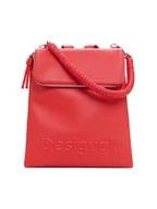 Torebki damskie - Desigual Plecak Half Hampton 25SAKP52 Koralowy - miniaturka - grafika 1
