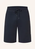 Spodenki damskie - Tommy Hilfiger Szorty Dresowe Rekreacyjne blau - miniaturka - grafika 1