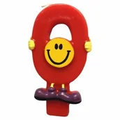 Urodziny dla dorosłych - ARPEX Świeczka cyferka - buźka nr 0 - miniaturka - grafika 1