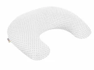 Poduszki do karmienia - Rogal poduszka fasolka dziecięca do karmienia BAWEŁNA - Szare kropki - miniaturka - grafika 1