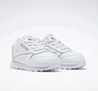 Buty dla dziewczynek - REEBOK CLASSIC BUTY DZIECIĘCE SPORTOWE SKÓRZANE BIAŁE 21 2Z2F5* EUR 21 2_2 - miniaturka - grafika 1