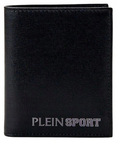 PLEIN SPORT ORYGINALNY PORTFEL MĘSKI SKÓRA BOX