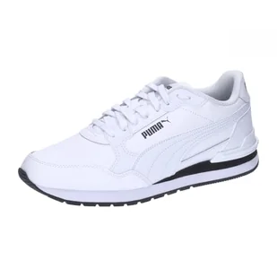 PUMA Unisex St Runner V4 L Sneaker, Puma White Puma Black Puma White, 43 EU - Moda i Uroda OUTLET - miniaturka - grafika 1