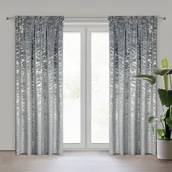 Zasłony - Zasłona gotowa na taśmie Doris 140 x 270 cm szary - miniaturka - grafika 1