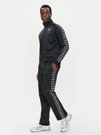 Dresy męskie - Kappa Dres 3500060 Czarny Regular Fit - miniaturka - grafika 1