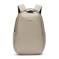 Plecaki - Plecak miejski antykradzieżowy Pacsafe V 16 L - beżowy - miniaturka - grafika 1