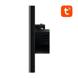 Dotykowy Włącznik Światła WiFi Avatto TS02-EU-B2 Podwójny TUYA (czarny) - Sterowniki i przekaźniki - miniaturka - grafika 2