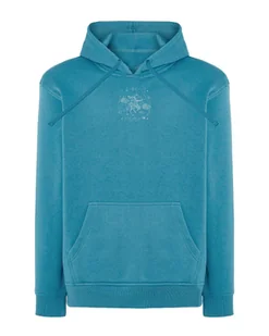 Bluza z kapturem Znak Zodiaku Strzelec Minimalistyczny Styl Niebieska L - Bluzy męskie - miniaturka - grafika 1
