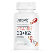 Witaminy i minerały - Ostrovit Vitamin D3 + K2 90 Tabletek Witaminy (OST/154) - miniaturka - grafika 1