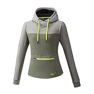 Mizuno Mizuno Sportowa bluza damska Khaki/Black L K2GC0702 - Bluzy damskie - miniaturka - grafika 1