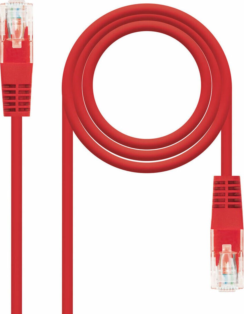 Nano Kabel Sieciowy Kat.6 Utp Patch Cord Awg24 Rot 25 Cm