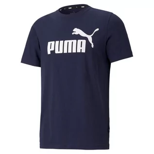 Koszulki sportowe męskie - Podkoszulek Puma Essentials, Niebieski, Mężczyźni - grafika 1