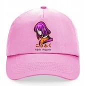 Czapki i chusty sportowe męskie - Czapka Daszek Różowy Anime Manga HAPPINESS Wzory - miniaturka - grafika 1