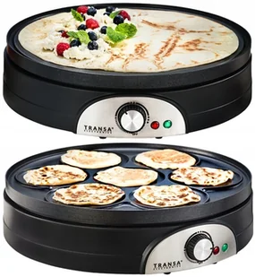 Transa Electronics DualPancake Duża Naleśnikarka Dwustronna 1500W - Urządzenia do czekolady i słodyczy - miniaturka - grafika 1