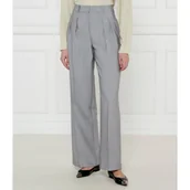 Spodnie damskie - Patrizia Pepe Spodnie | flare fit - miniaturka - grafika 1