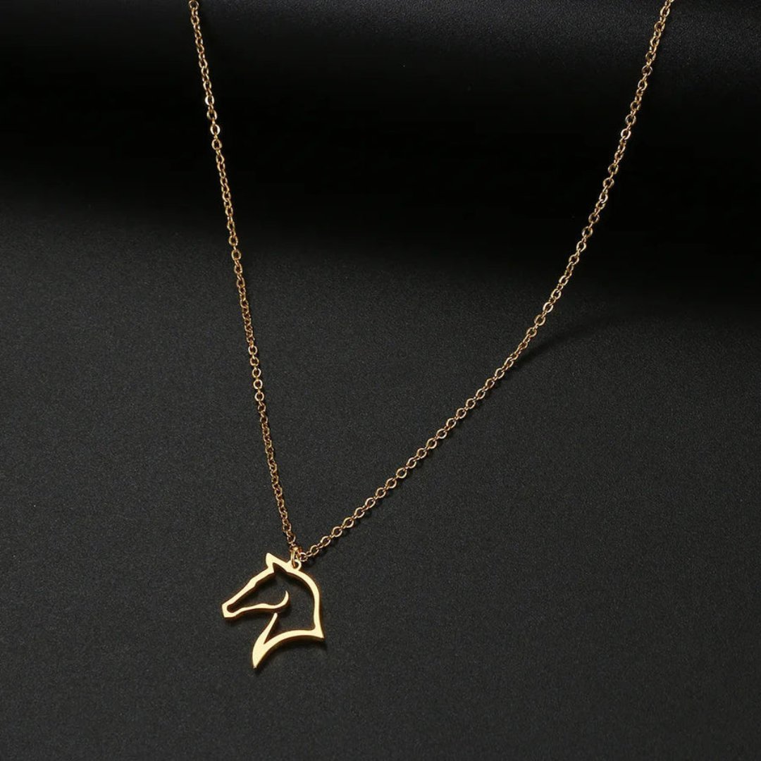 Naszyjnik Horse Icons Gold Necklace
