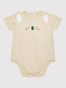 Body dla niemowląt - United Colors Of Benetton Body dziecięce 3P4ZAB001 Beżowy Regular Fit - miniaturka - grafika 1