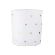 Świeczniki - Świecznik szklany seruszka 7,5 x 8 cm matowy - miniaturka - grafika 1