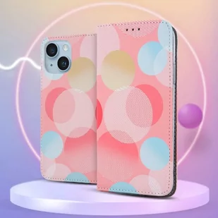 TelForceOne Etui Smart Trendy Coloured do iPhone 14 Plus 6,7" Pastel Circular - Etui i futerały do telefonów - miniaturka - grafika 1