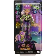 Lalki dla dziewczynek - Lalka MONSTER HIGH Wyspa Straszy-raj Clawdeen Wolf HRP67 - miniaturka - grafika 1