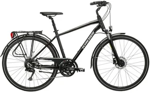 Rower trekkingowy męski Kross Trans 5.0 28 XL(23") czarno-szary połysk BG - Rowery - miniaturka - grafika 1