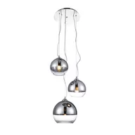 Lampy sufitowe - Azzardo Lampa wisząca Silver Ball 3 AZ4750 - miniaturka - grafika 1