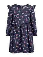 Sukienki - happy girls by Eisend Sukienka w kolorze granatowym ze wzorem - miniaturka - grafika 1