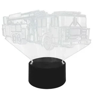Dziecięca LAMPKA Nocna LED Wóz Strażacki RGB + pilot ZD98A - Lampy stojące Dziecięca LAMPKA Nocna LED Wóz Strażacki RGB + pilot ZD98A - Lampy stojące - miniaturka - grafika 1