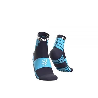 Skarpetki męskie - COMPRESSPORT Skarpety Unisex Dorosły, Blue, 42 EU - grafika 1