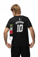 Koszulki męskie - Koszulka Męska Z Nadrukiem Na Plecach Nba Spurs- Jeremy Sochan - L - miniaturka - grafika 1