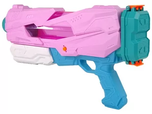 Pistolet Na Wodę 800 ml Różowy Zasięg 8 m - Bańki mydlane - miniaturka - grafika 4