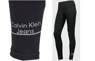 Legginsy - Ck Calvin Klein Leginsy Damskie Microfiber Black S - miniaturka - grafika 1