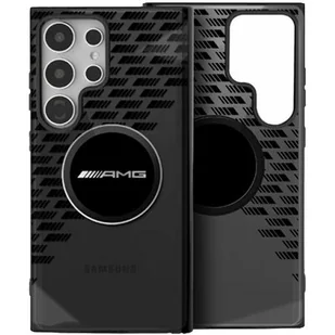 Etui AMG Transparent Rhombs MagSafe do Samsung Galaxy S25 Ultra Czarny - Etui i futerały do telefonów - miniaturka - grafika 1