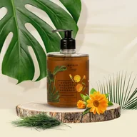 Mydła - Over Cosmetics, Skrzyp Nagietek Zielona Herbata Mydło w Płynie, 500ml - miniaturka - grafika 1